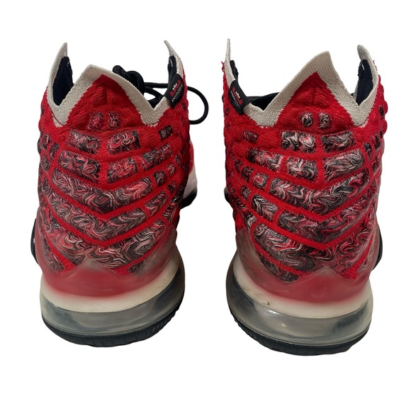 Nike Lebron 17 Uptempo Size 9.5 Red/Black Sneakers (Retail $200) main image 4